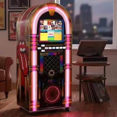 Jukebox estilo retrô/vintage - Foto 2