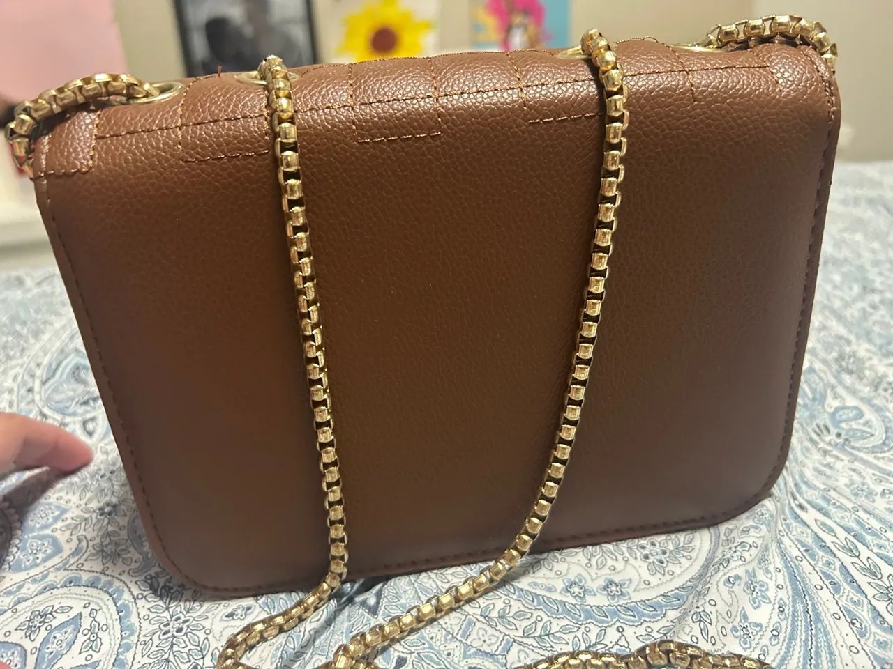 Bolsa marrom em perfeito estado  - Foto 3