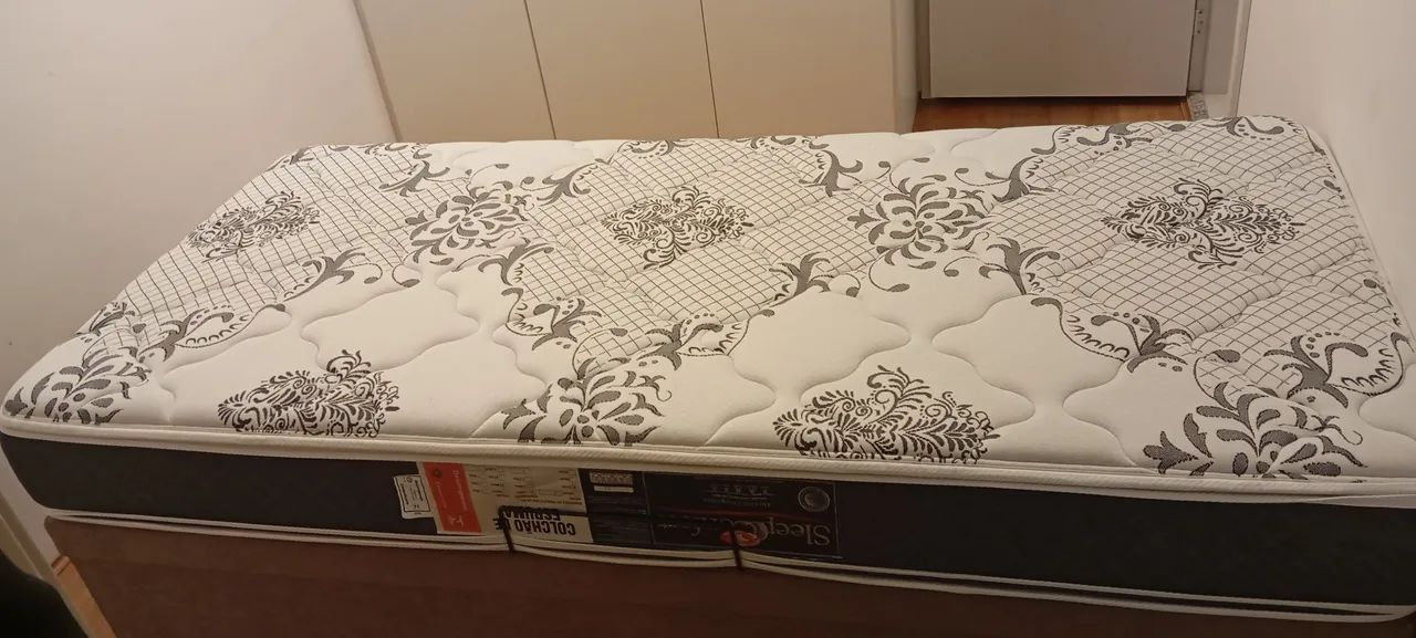 Cama box baú + Colchão de solteiro  - Foto 5
