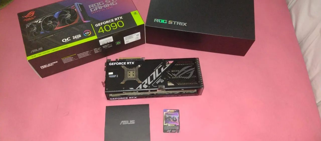 Placa de vídeo RTX 4090 Asus Rog Strix - NÃO ENVIO