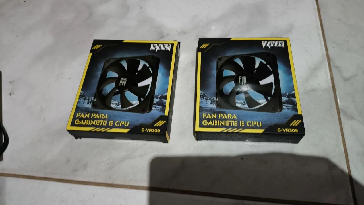 Mini Caixa de Som + 2 Fans Revenger Black - Foto 3