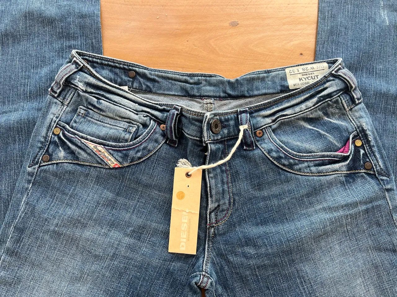 calça jeans diesel nova cintura baixa y2k - Foto 3