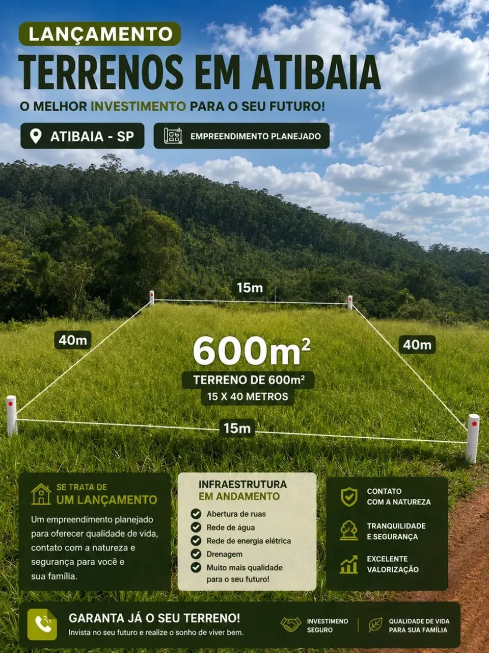 Lançamento em Atibaia | Invista Agora