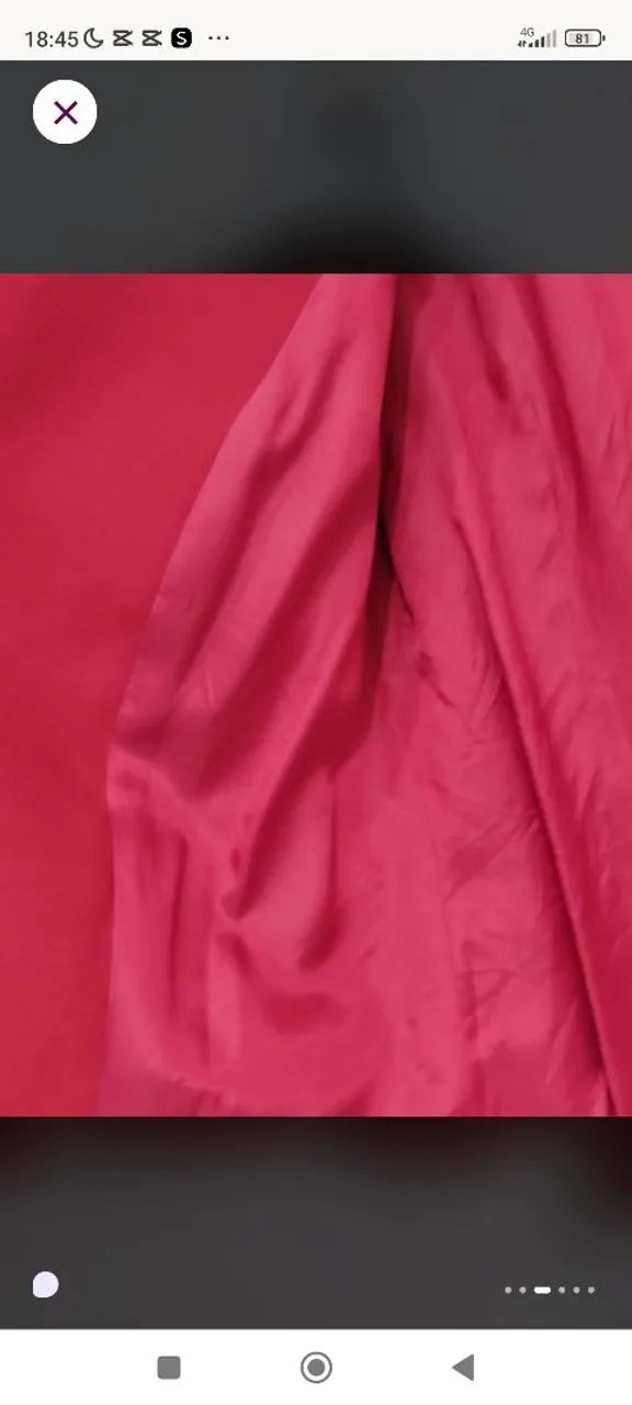Blazer feminino vermelho  - Foto 3