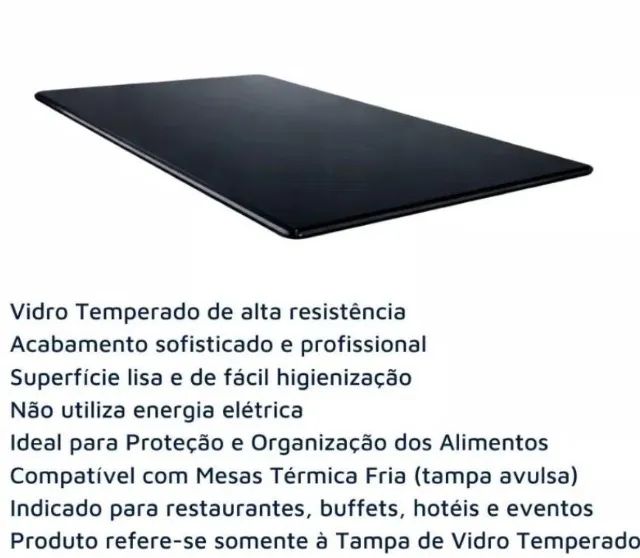 Tampo de vidro Pretro - Foto 2