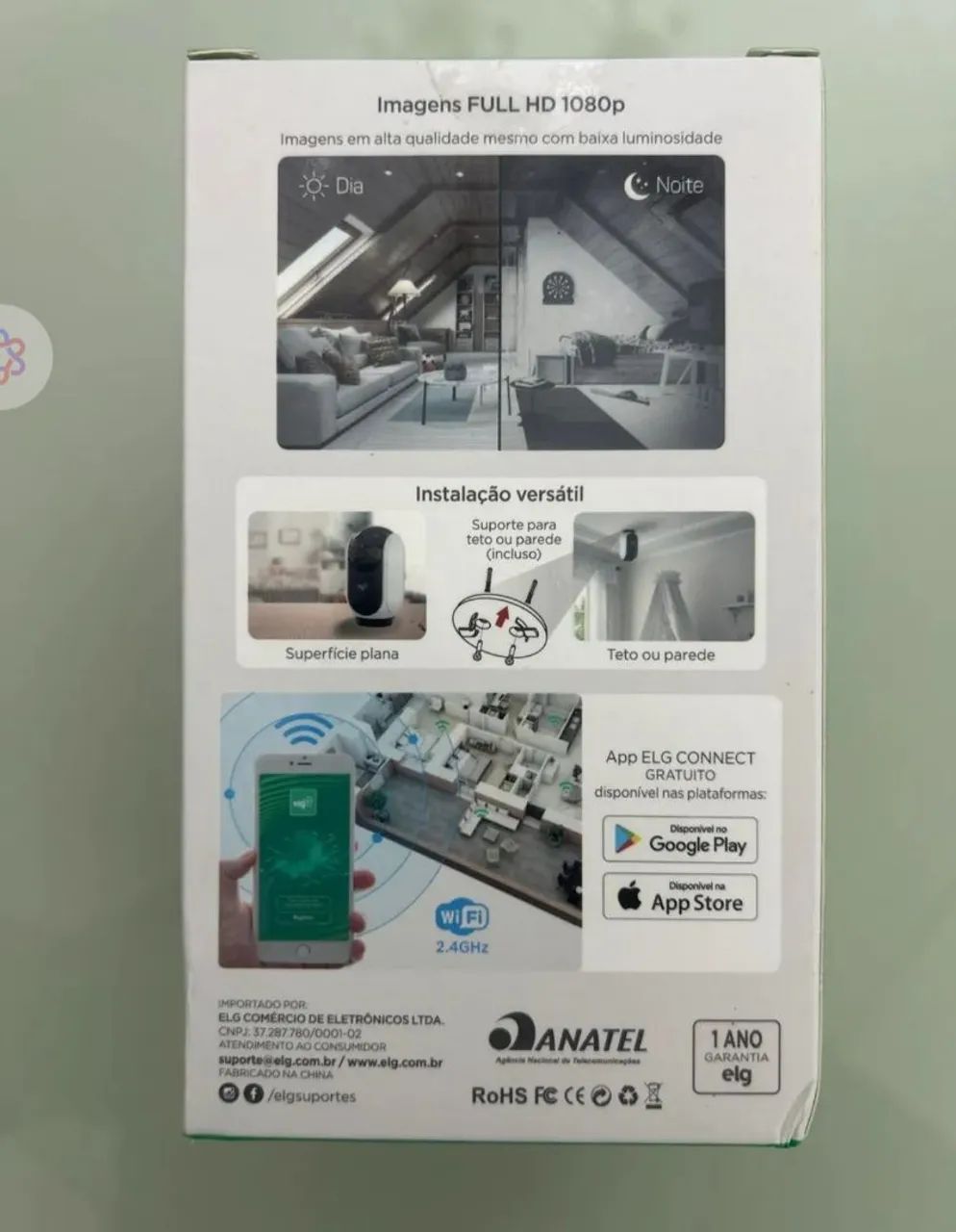 Câmera Robô 360° ELG, SHCR600, Full HD, Wi-Fi, Zoom 6x, Alexa - Foto 4