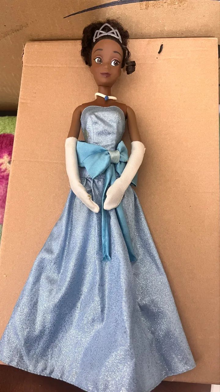 EPOCH Disney Princess Tiana 1/1 トップレア Boneca Tiana A princesa e o Sapo Disney - Hobbies e coleções