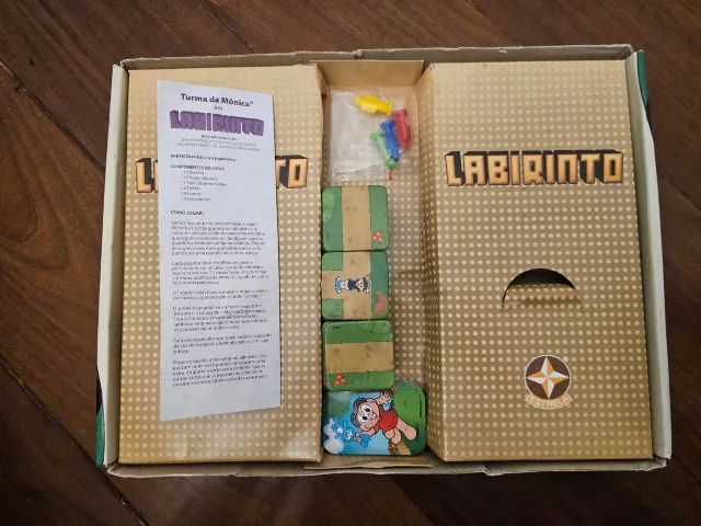 Jogo Tabuleiro Labirinto Turma Da Mônica Original Estrela (RARO) - Foto 2