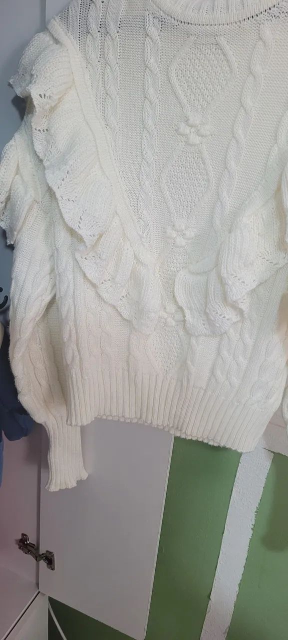 Blusa de tricô feminina - Foto 3