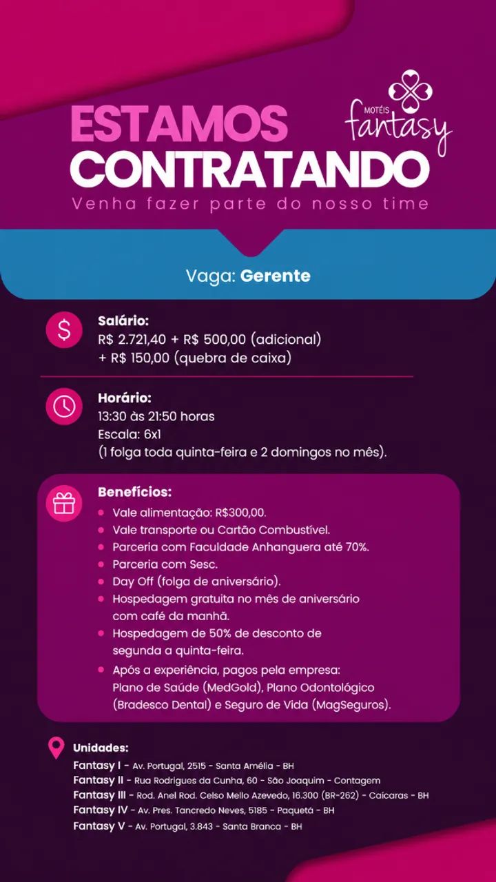 GERENTE 6x1