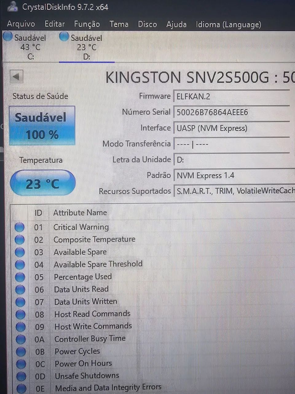 Ssd Kingston Nv2 500GB Pci 4.0 - Foto 2