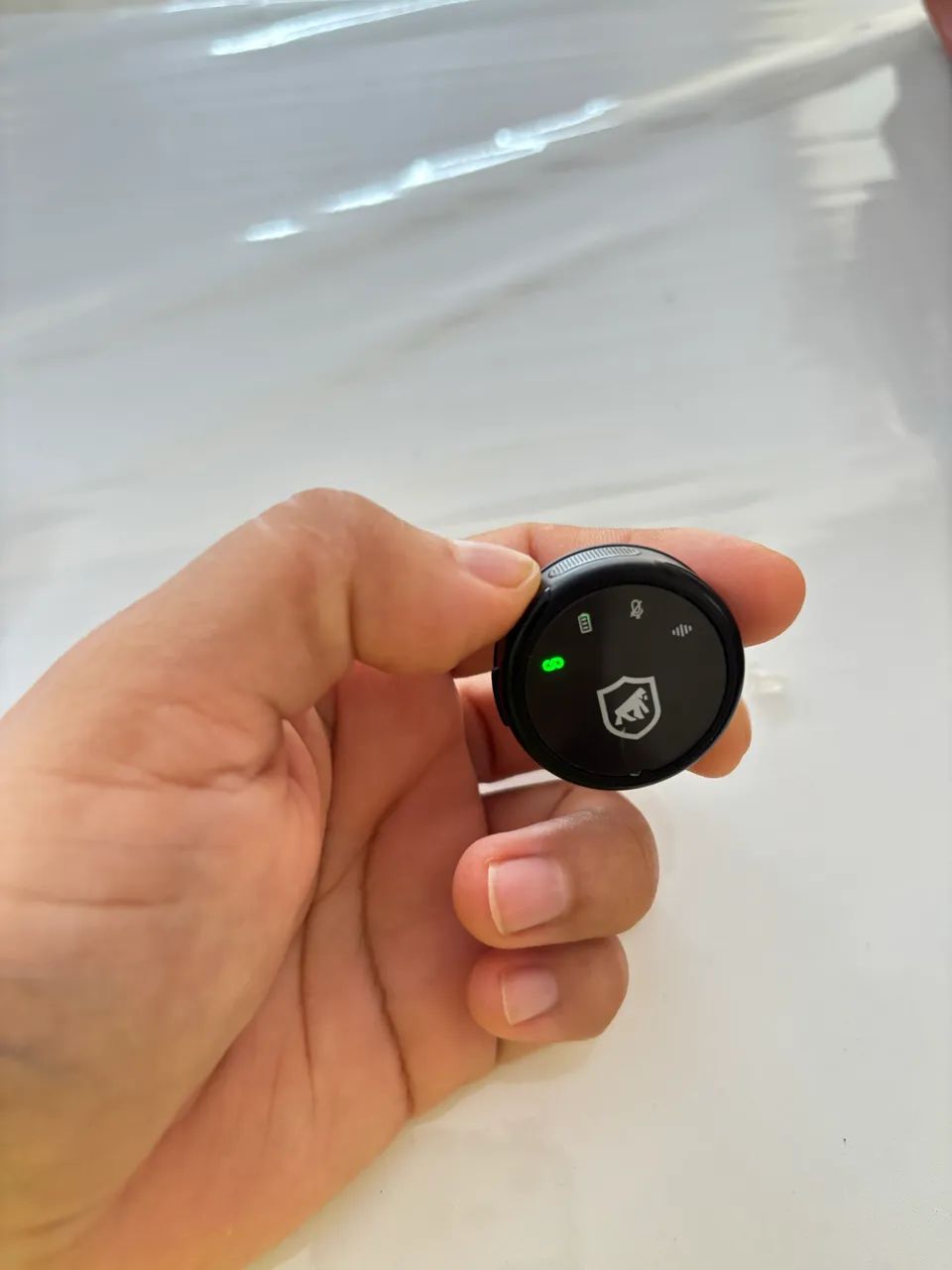 Microfone de Lapela Duplo Magnético Sem Fio GShield Armor com Redução de Ruído - Foto 2