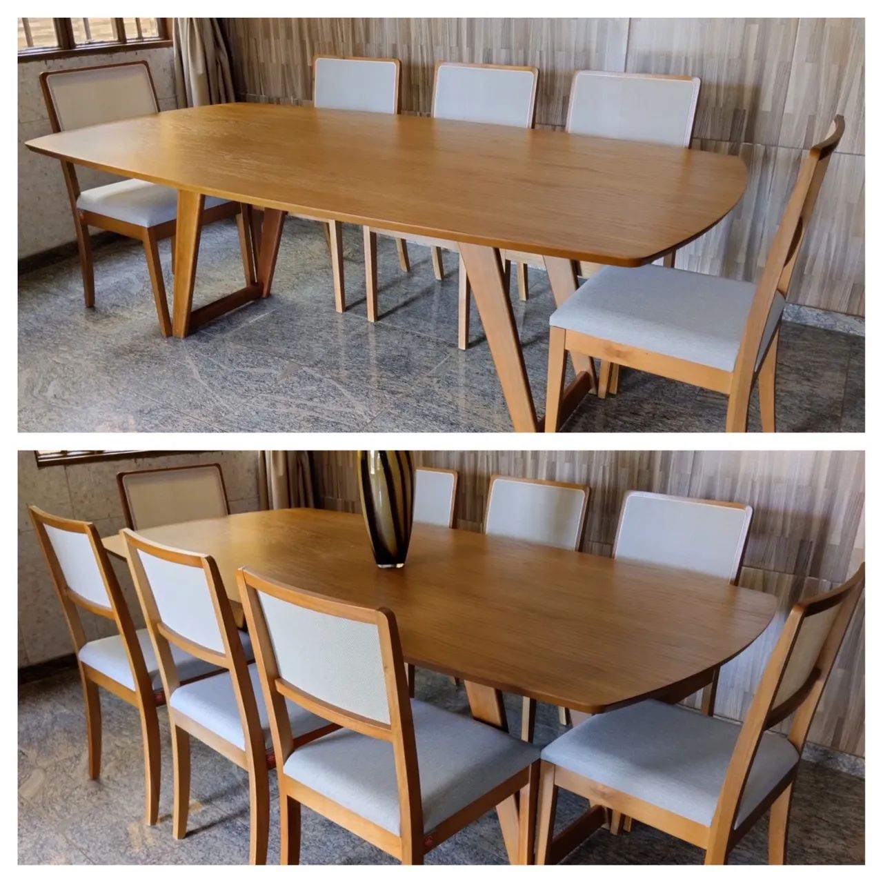 Mesa nova de madeira jantar 