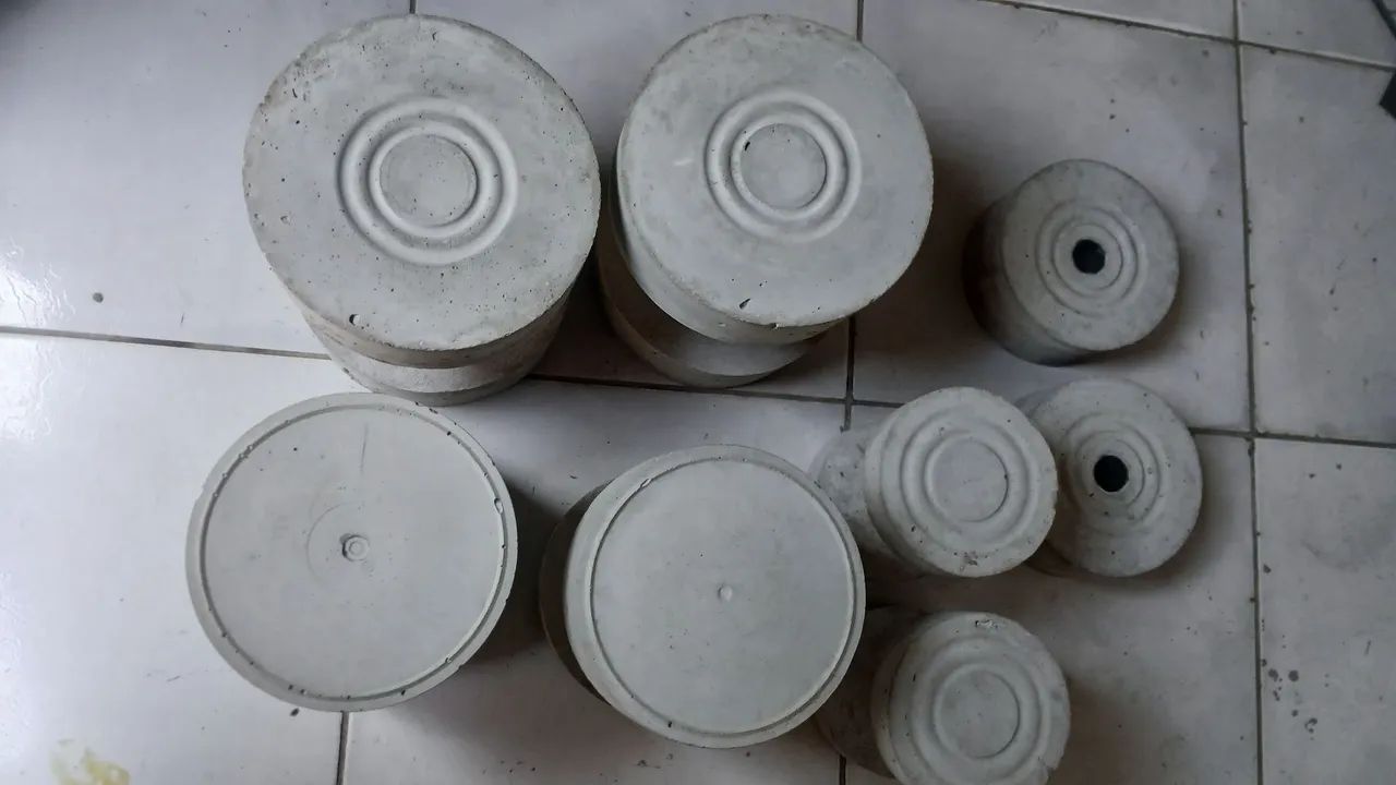 Halteres feito  de  cimento  - Foto 2