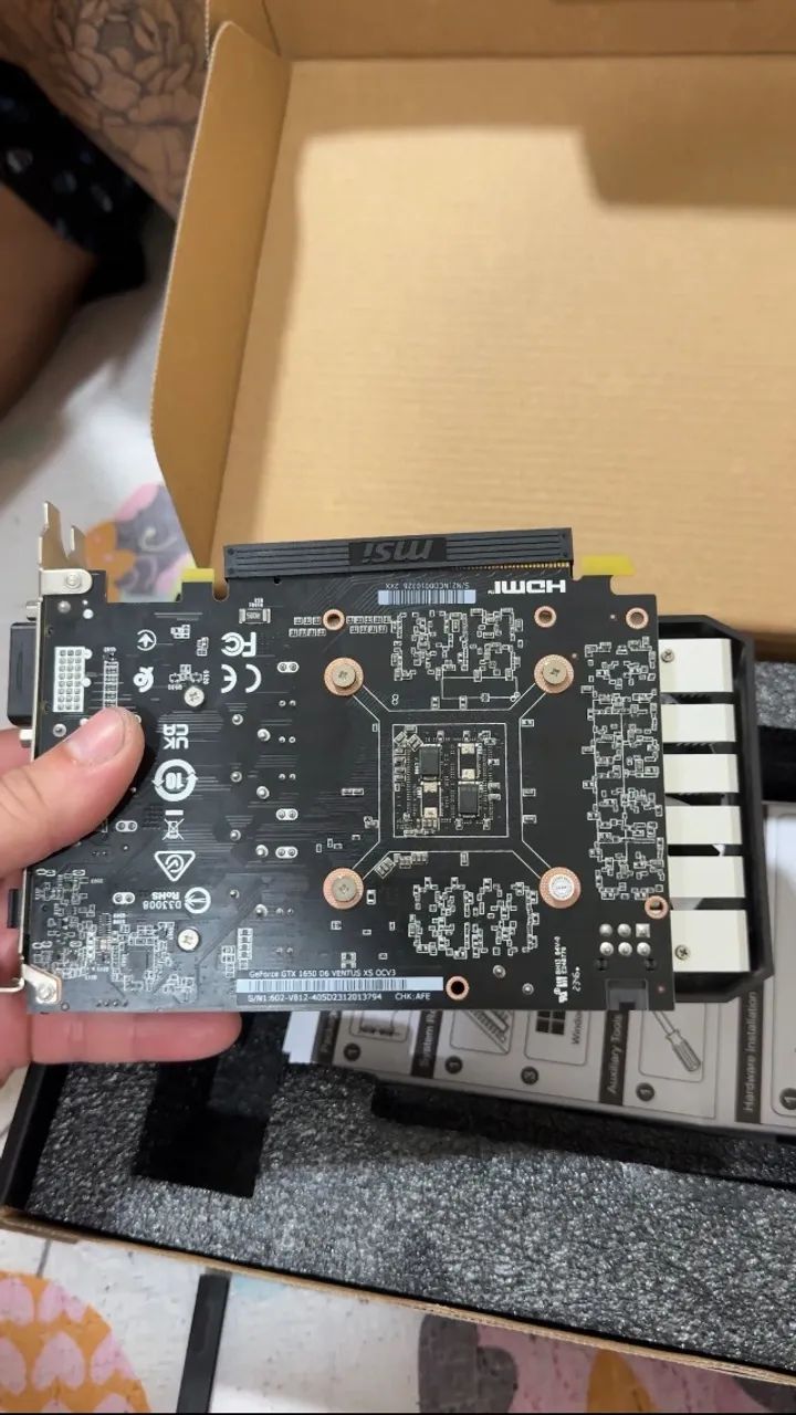 Placa de vídeo MSI GEFORCE GTX 1650 - Foto 3