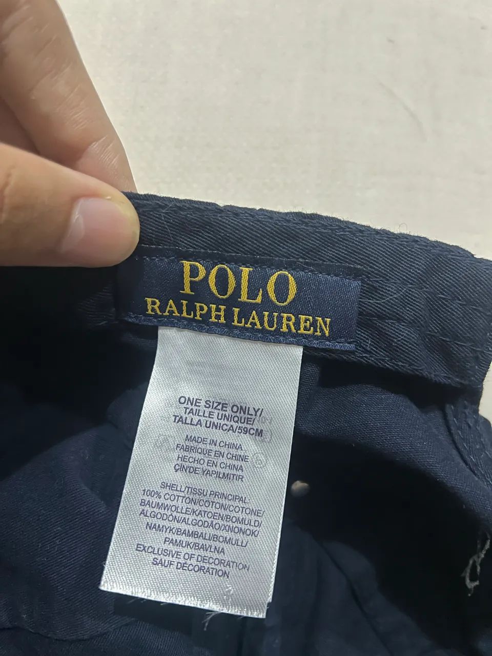 Boné Polo Ralph Lauren azul escuro!  - Foto 3