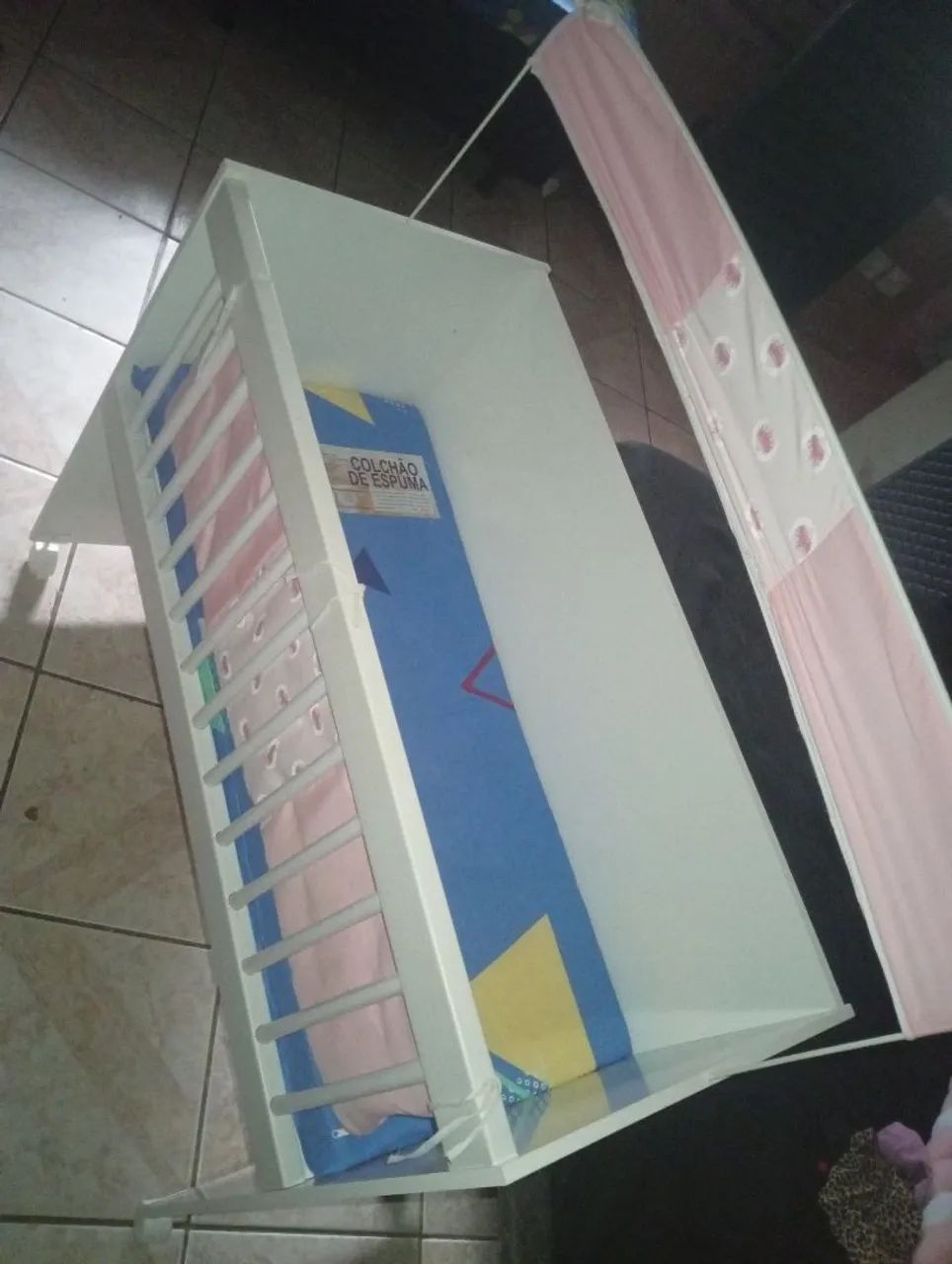 Mini berço rodinhas multifuncional! - Foto 3