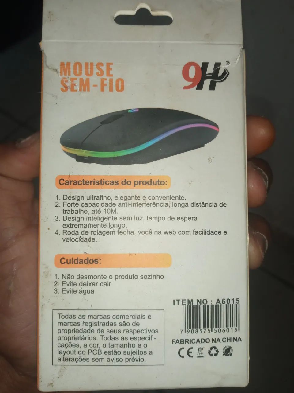 Vendo mausede Bluetooth vem com pen drive 