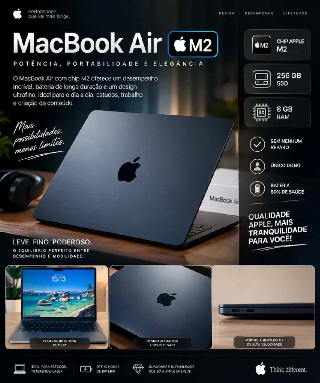 MacBook Air M2 256GB 8GB