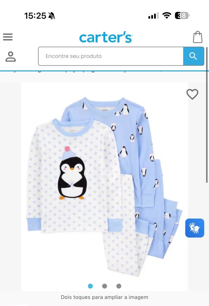 Pijama Carters 7 anos - Foto 2