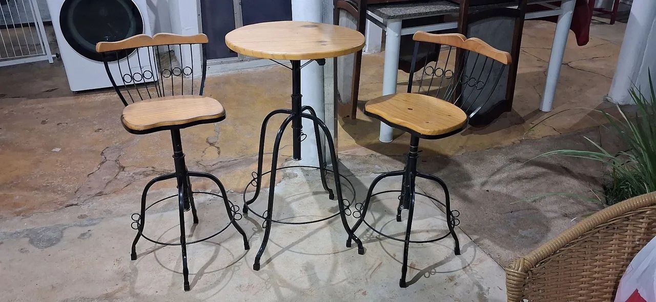 Vendo mesa bistro de ferro - Foto 3