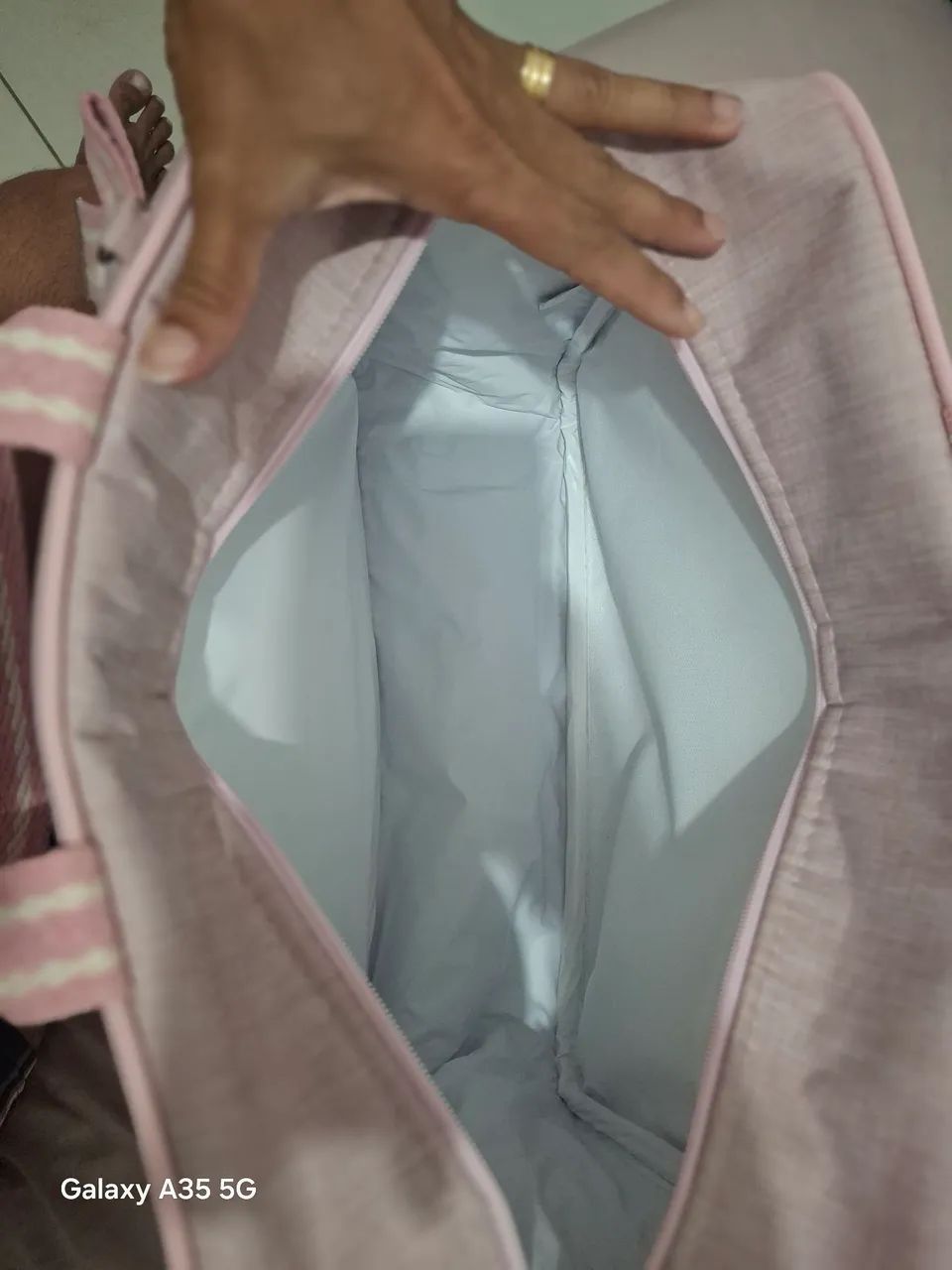 Kit maternidade bolsa, mala de rodinha e trocador - Foto 3