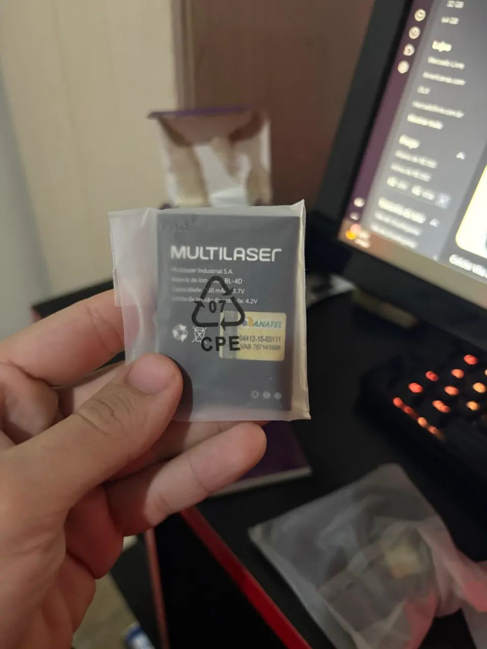 Telefone Multilaser VITA 3 NUNCA USADO(RELÍQUIA) - Foto 3