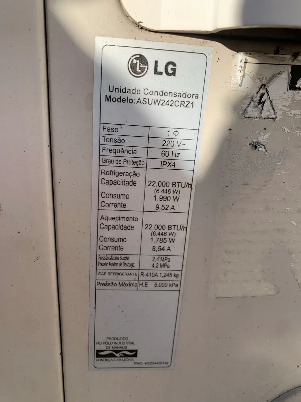 Vendo ar condicionado 22 mil bt