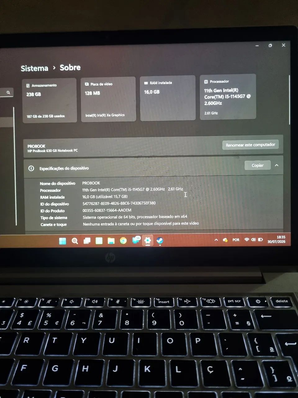 Notebook Gamer/Empresarial HP ProBook - Foto 4