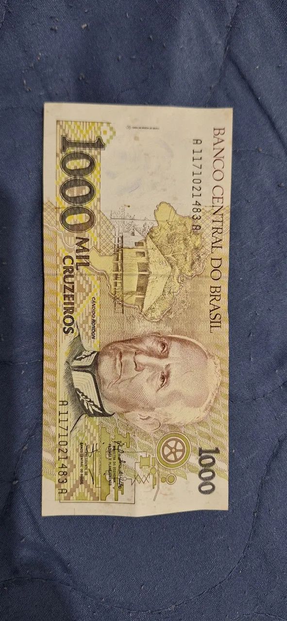 LOTE COM 8 CEDULAS ANTIGAS