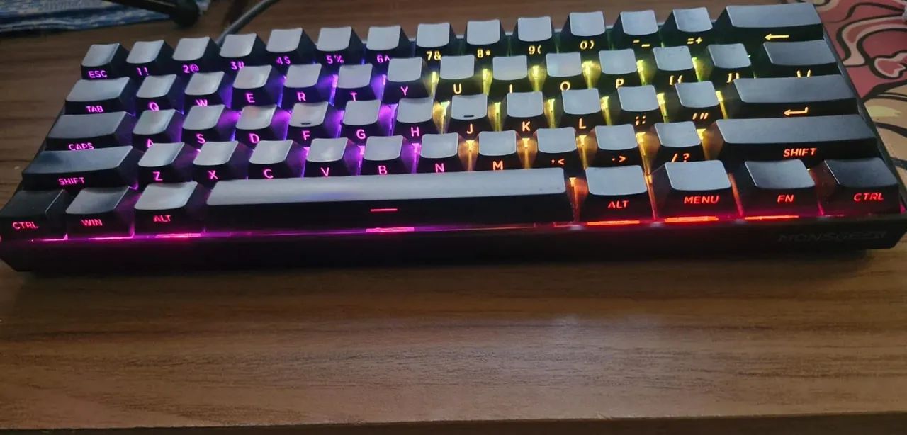 Teclado Akko Fun60pro Rapid Trigger Com Fio