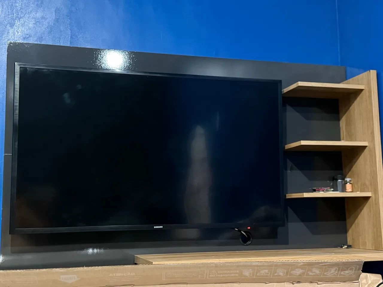 TV SMART SAMSUNG 43 polegadas + PAINEL  - Foto 2
