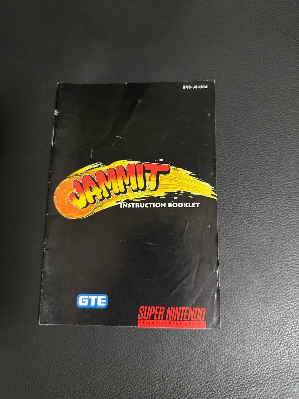 Manual Jammit Original Super Nintendo