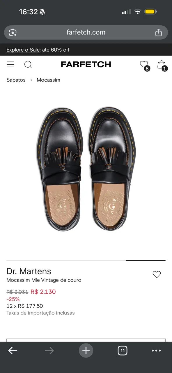 Mocassim dr martens 34  - Foto 3