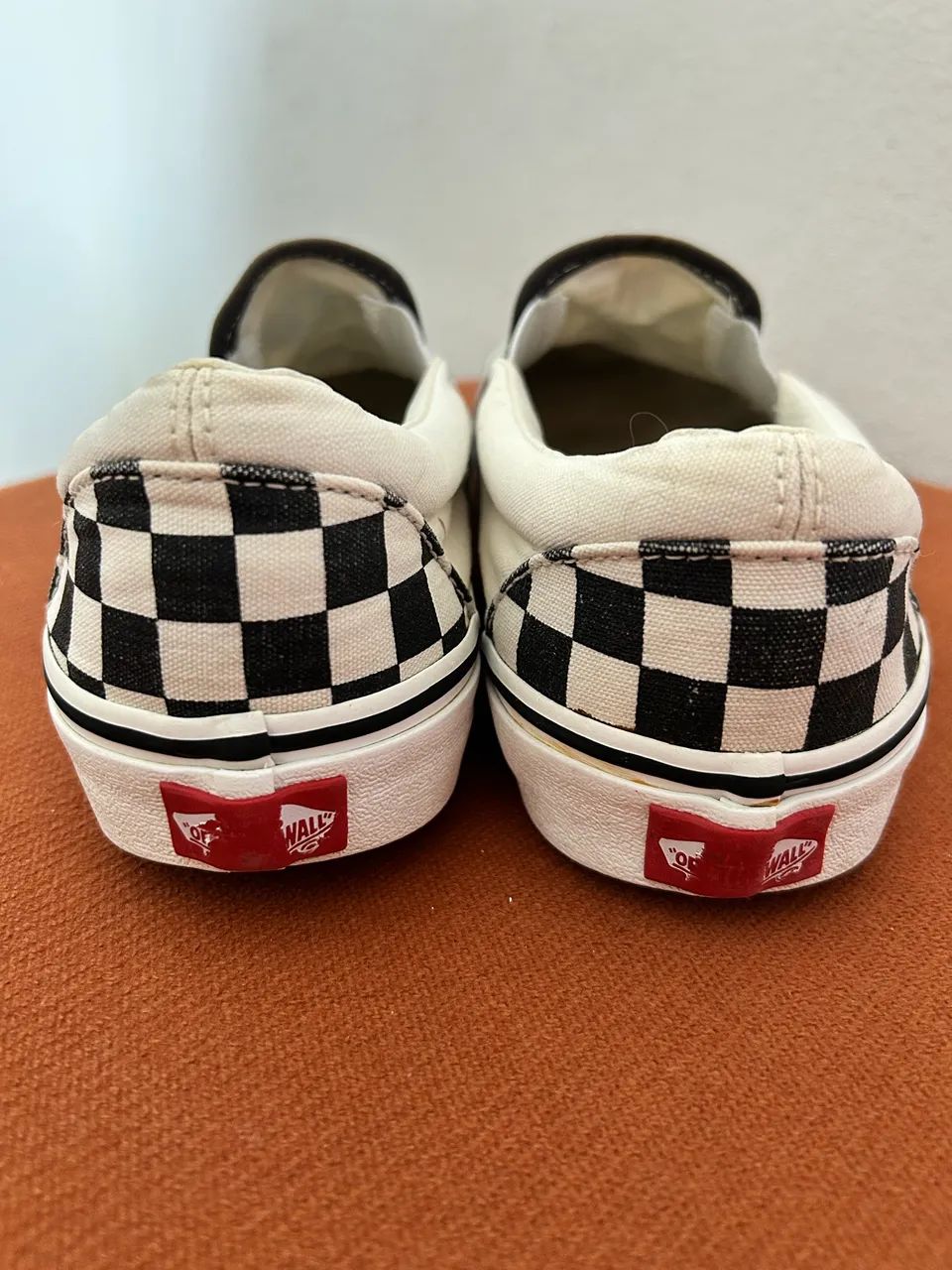 Tênis Vans Slip-On Checkerboard Black White - Foto 4