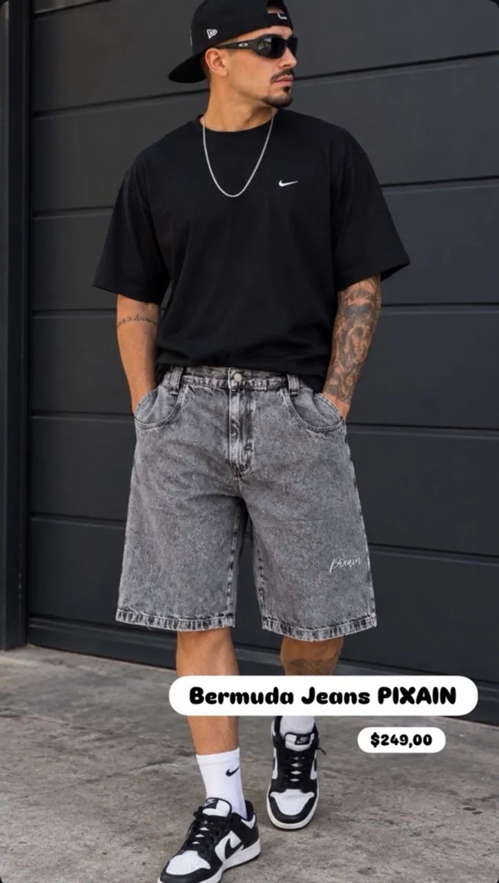 Bermuda Jeans PIXAIN Original  - Foto 4