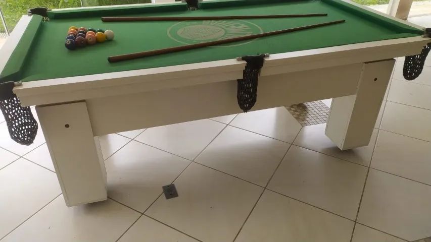Mesa de Sinuca Completa com Tacos e Suporte - Foto 3