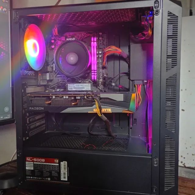 PC gamer Ryzen 5600x + rx7600 - Computadores e Desktops - Paracuri