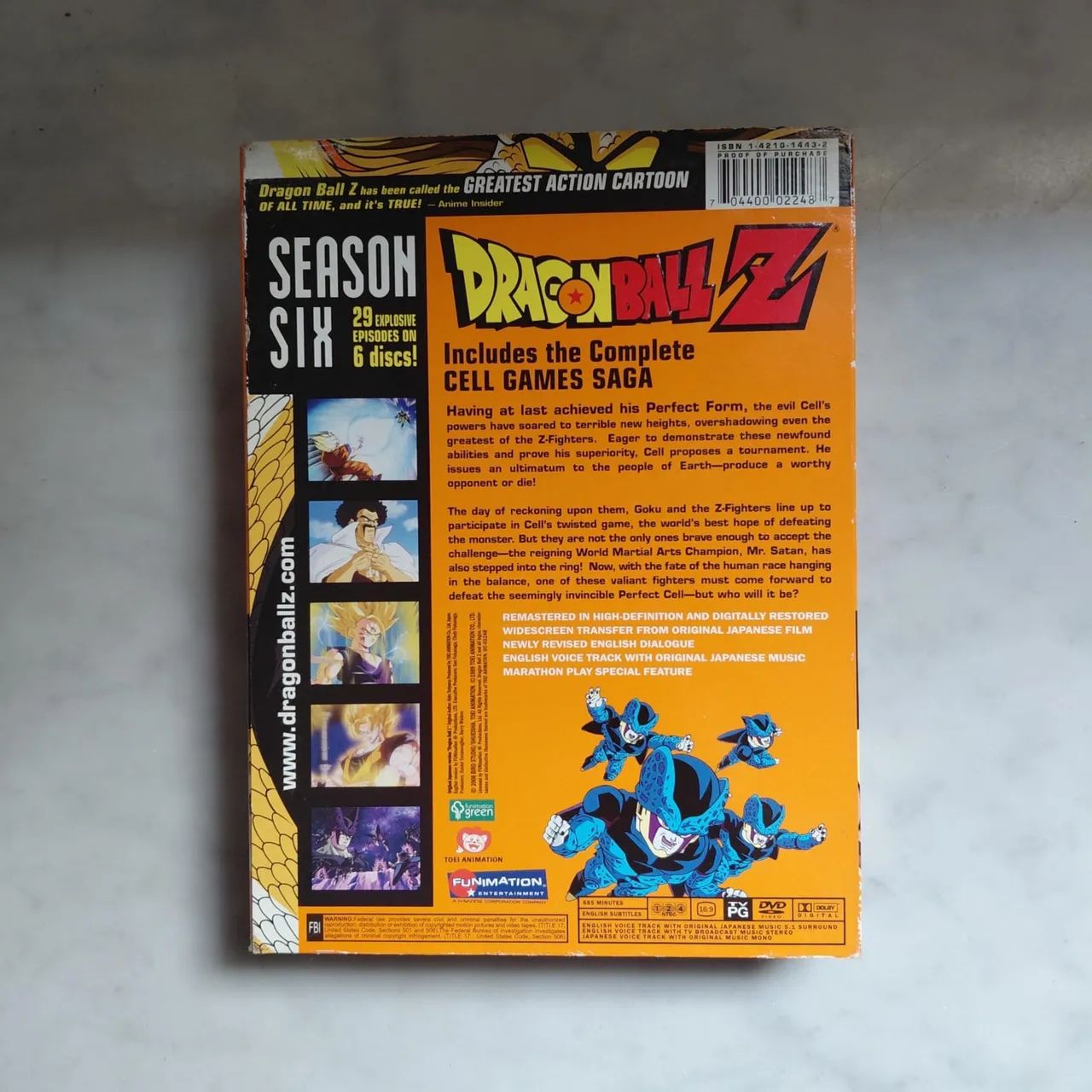 Lote Dragon Ball Z - Temporadas 6 e 7 Originais (Boxes Com DVDs