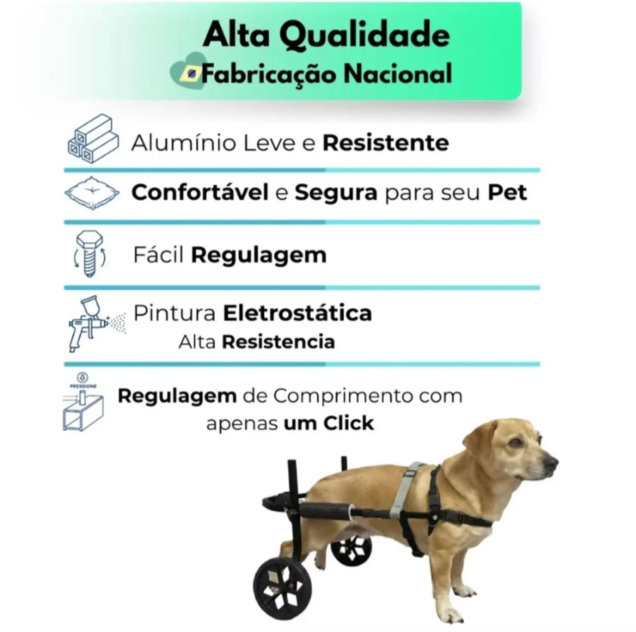 Cadeira pet para deficiente - Foto 2