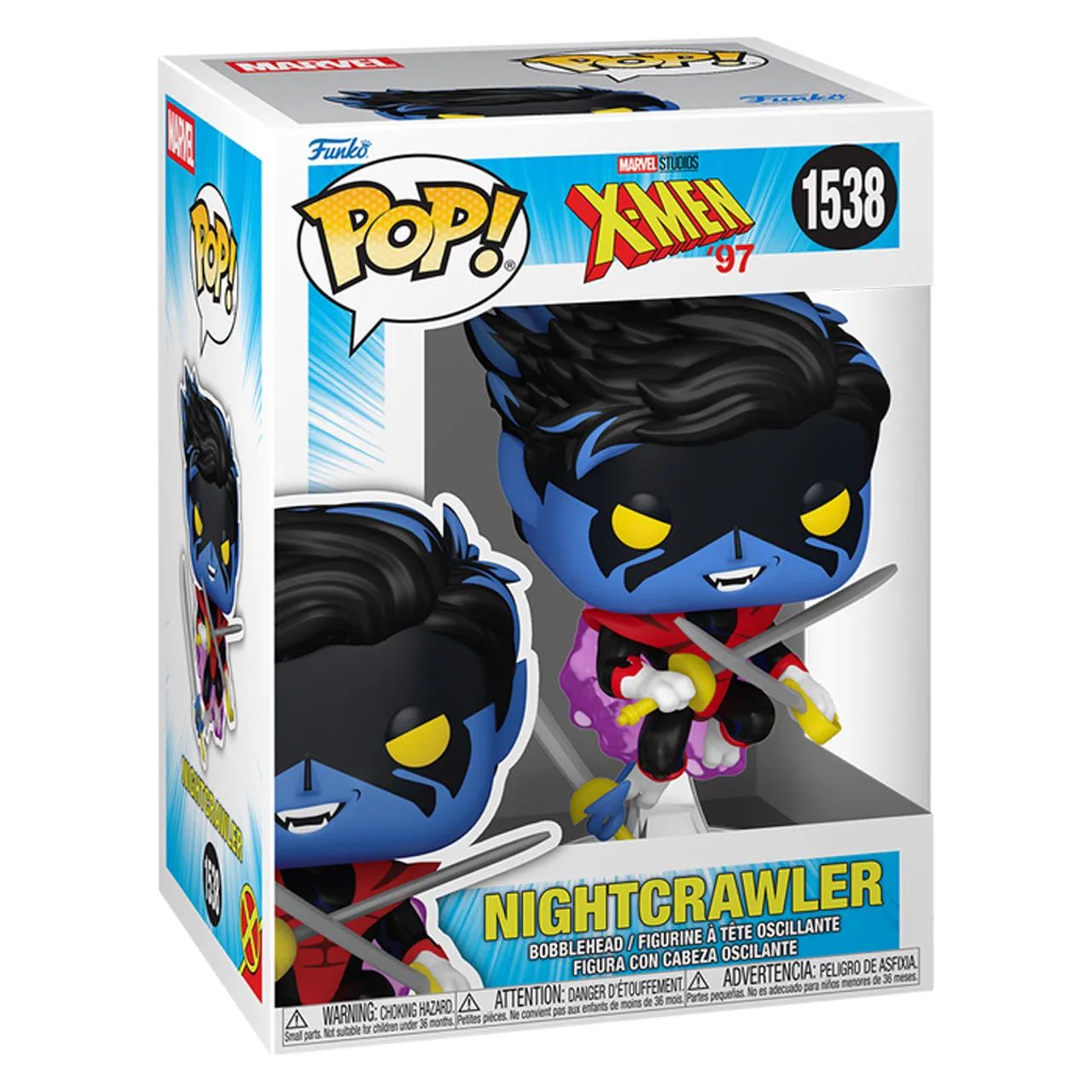 FUNKO POP MARVEL X-MEN 97 - NIGHTCRAWLER 1538 - Foto 3