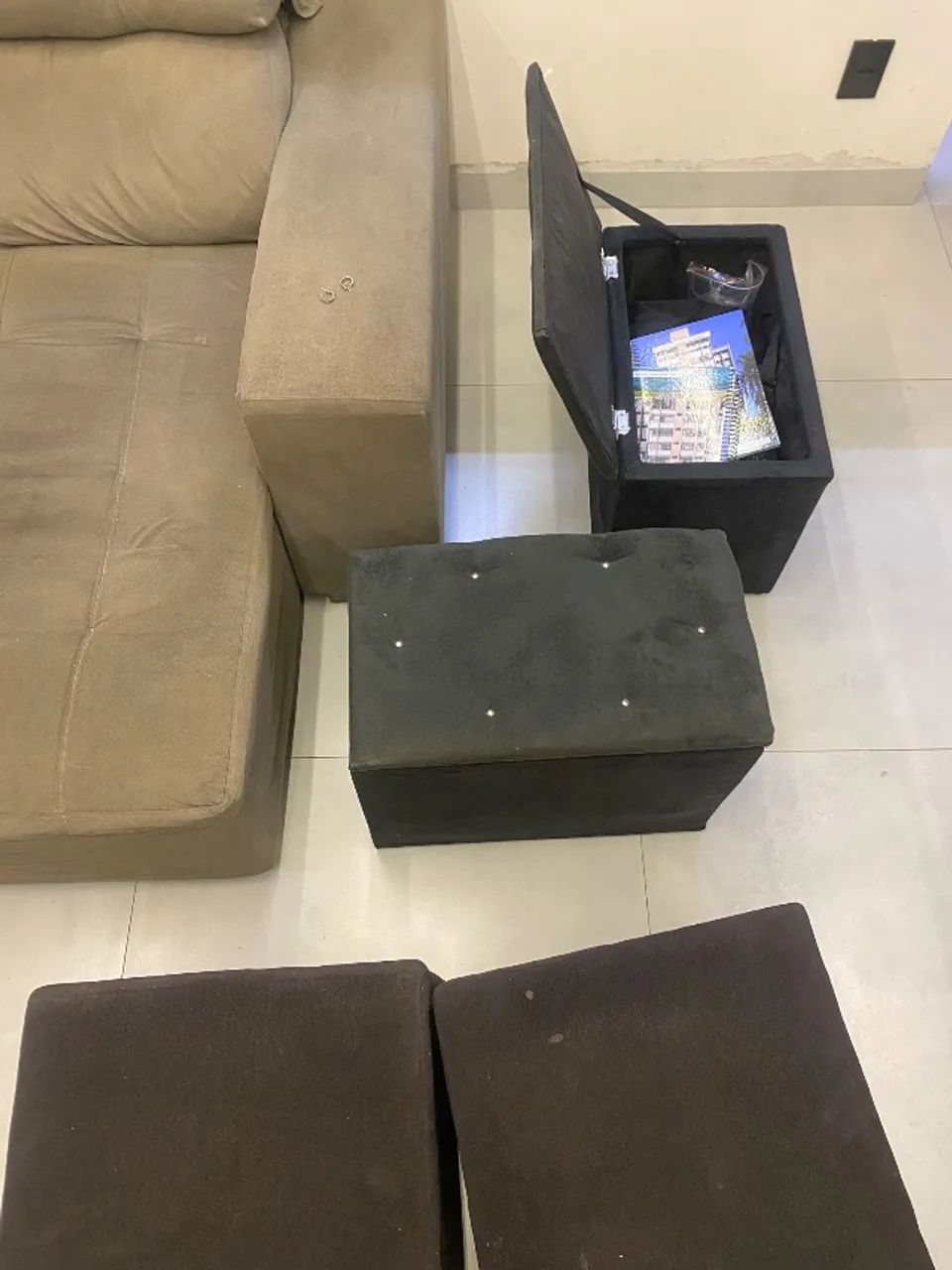 Vende se sofá, puf e baú * - Foto 3
