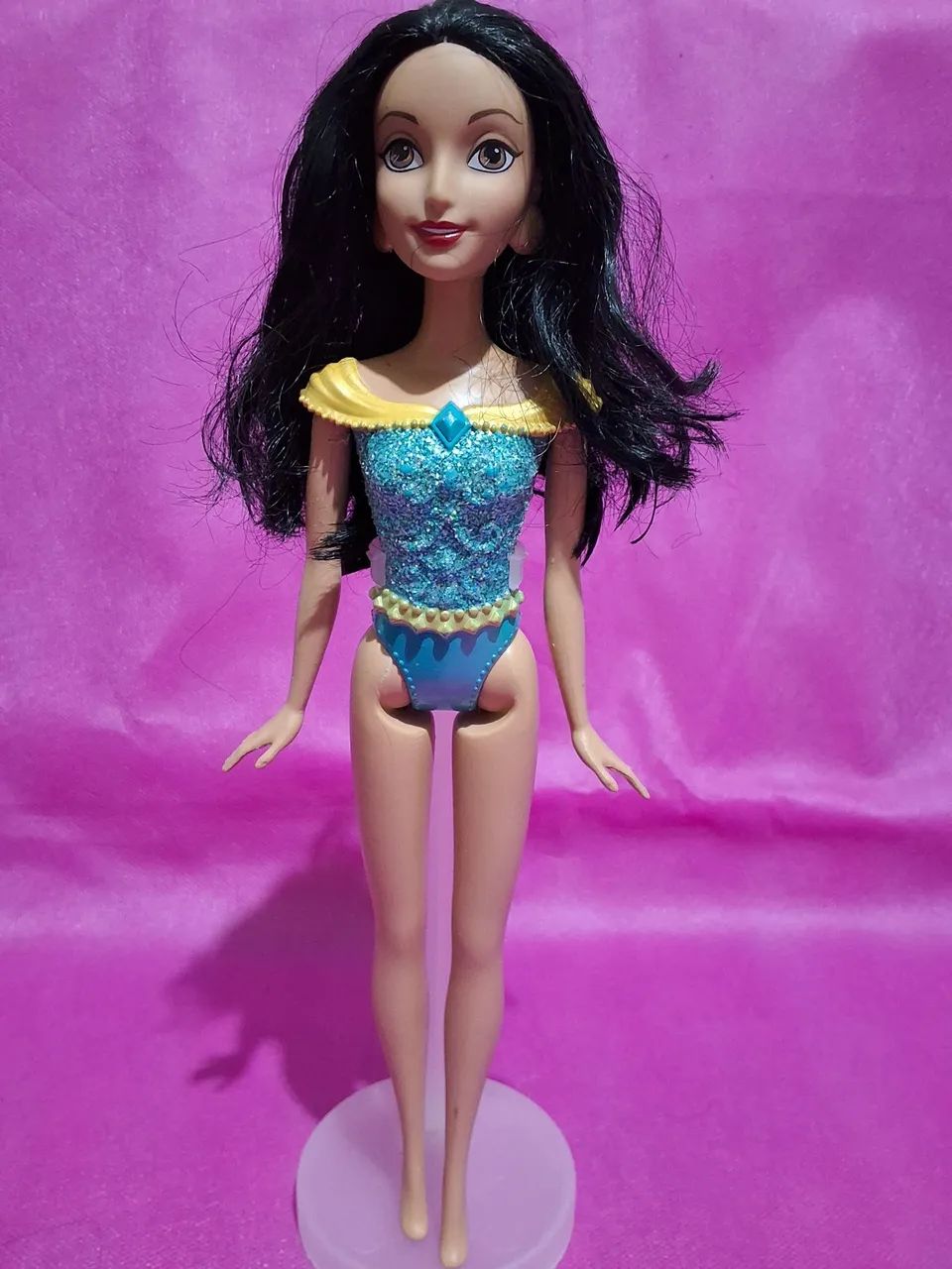 Boneca Princesa Jasmine Sparkling Original Mattel 2012 Mattel 