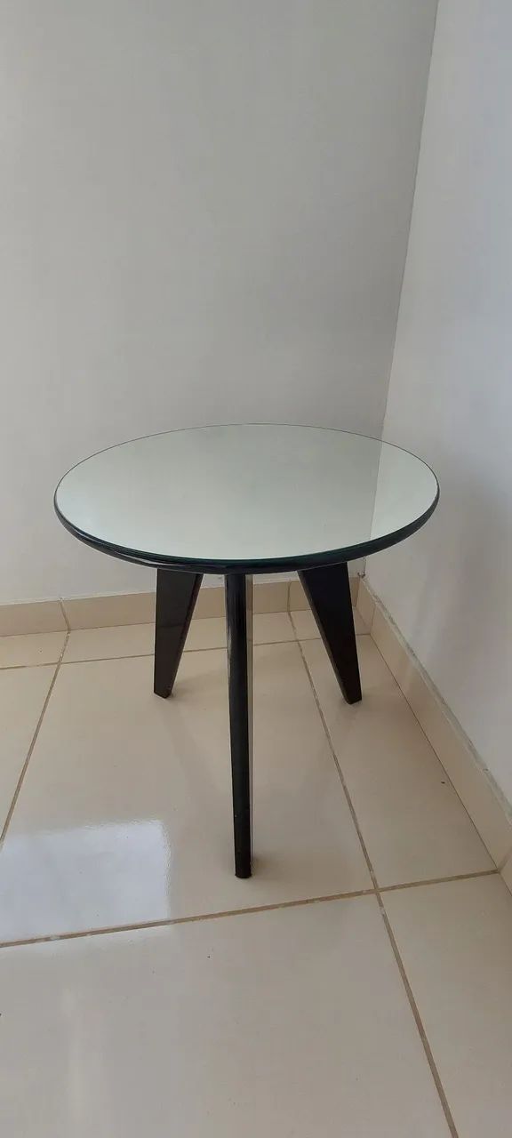 Mesa lateral espelhada 56cm X 50cm - Foto 2