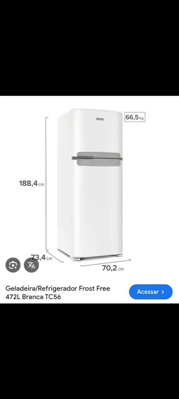 Geladeira continental Frost Free duplex  - Foto 4