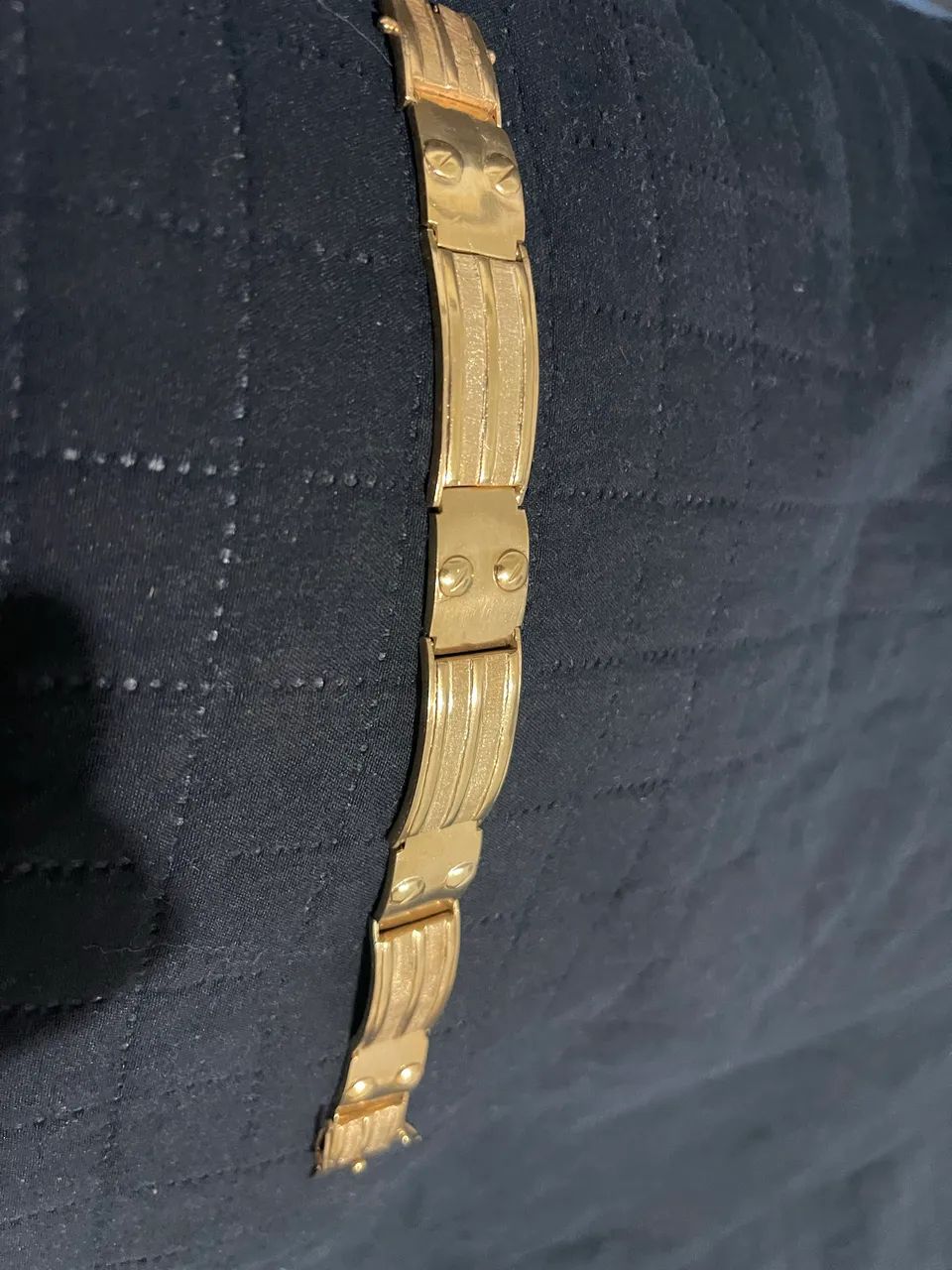 Bracelete prata banhada a ouro  - Foto 2
