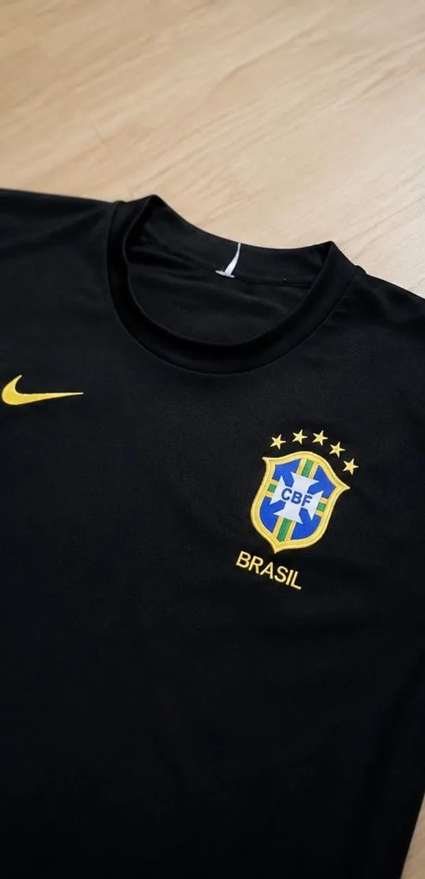 Camisa Brasil Nike Preta - Foto 2