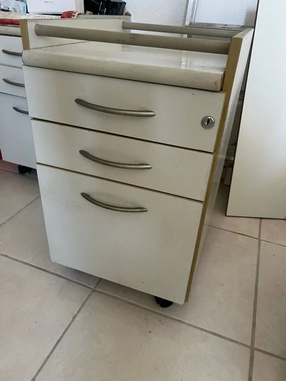  Gaveteiro Escritório c/ Rodinhas - Foto 2