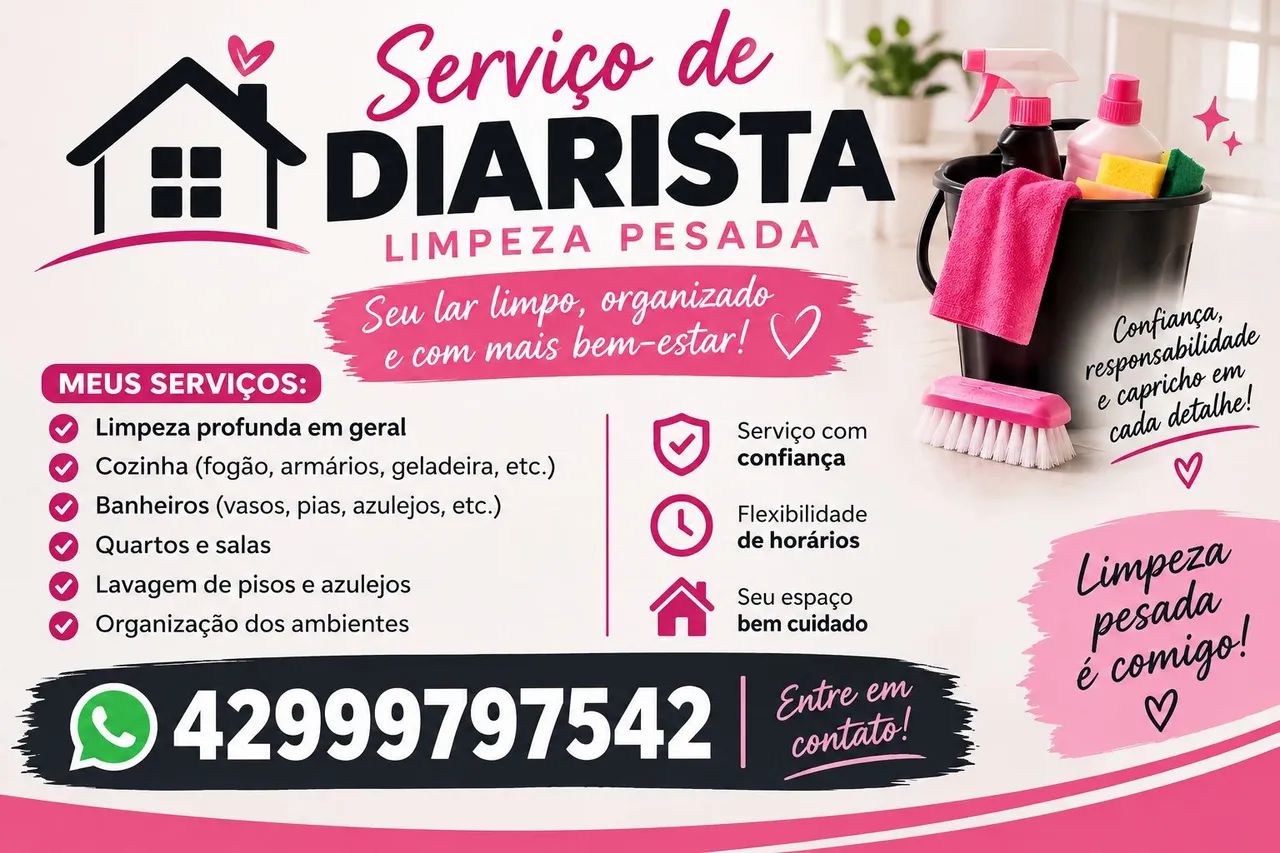 Serviço de diarista 