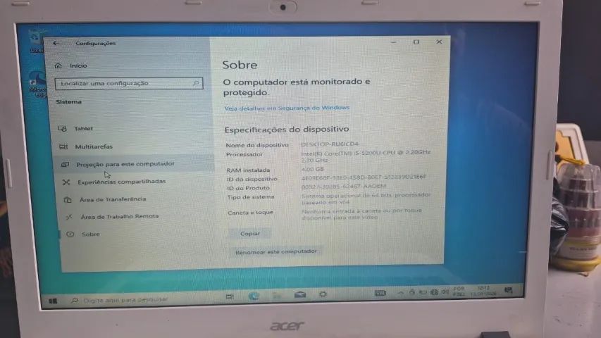 Notebook Acer I5 funcionando - Foto 4